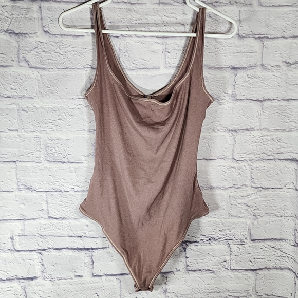 SKIMS COTTON RIB BODYSUIT/ NWT/ UMBER/ XXS,L/XL/3X - Picture 9 of 17